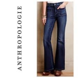 Pilcro and the letterpress Superscript flare jeans